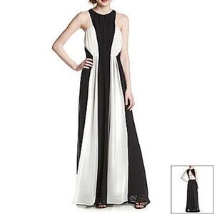 City Triangles Colorblock Halter Dress